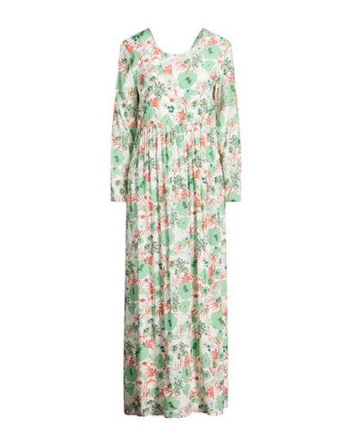 Woman Maxi dress Light green Size 6 Viscose