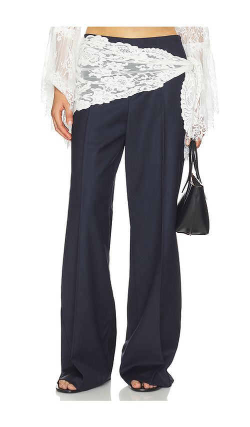 Sea Fiora Tropical Wool Pants in Navy. 8. Also , 2, 6