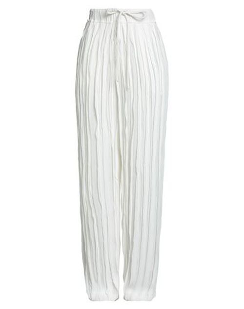 Crème Woman Pants White Size 2 Viscose