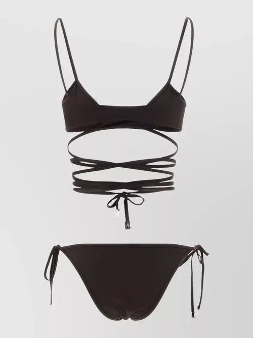 The Attico - il primo bagno wrap bikini set