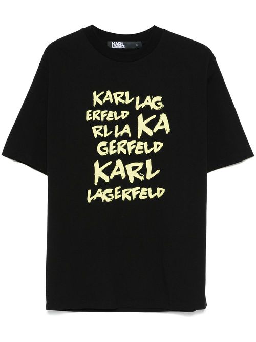 Crew-neck T-shirt - Black