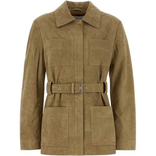 Tory Burch Khaki Suede Jacket
