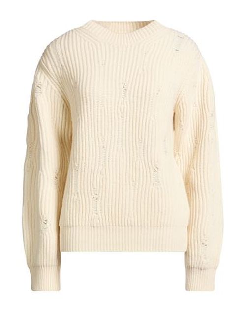 Woman Sweater Cream Size XS Virgin Wool, Cashmere