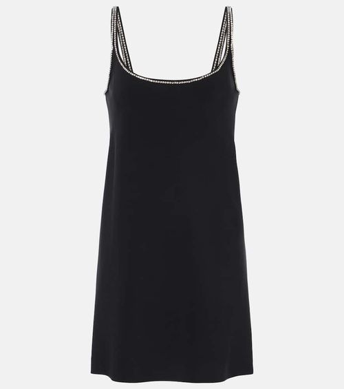 Abetone1234 embellished cady slip dress