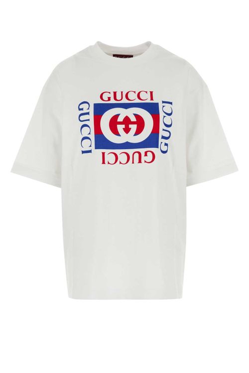 Logo-Embroidered Cotton T-Shirt — White