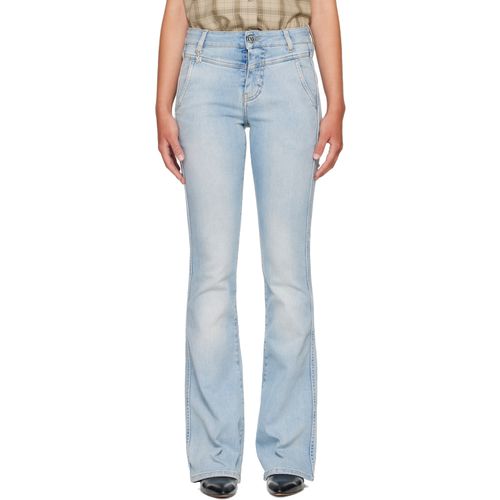 Blue Skinny Flare Jeans