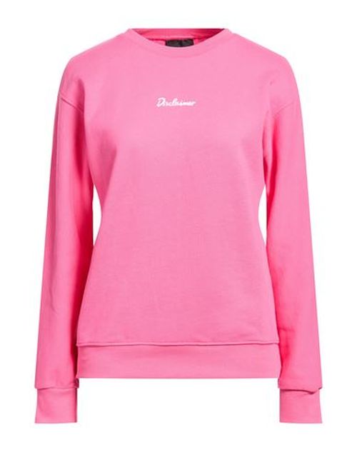 Woman Sweatshirt Fuchsia Size XS Cotton