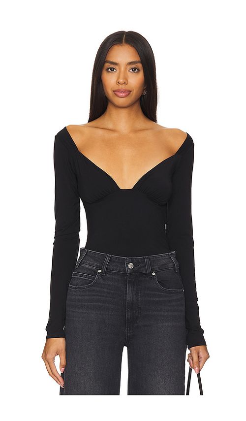 The Line by K Oisin Top in Black. -  XS also in L, M