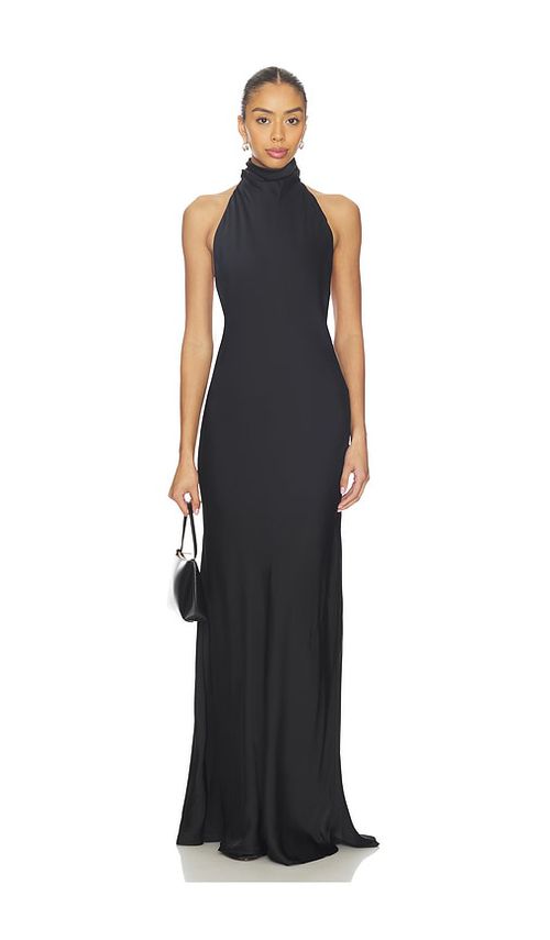 EAVES Reidun Gown in Black. L. Also in XS, XXS, S