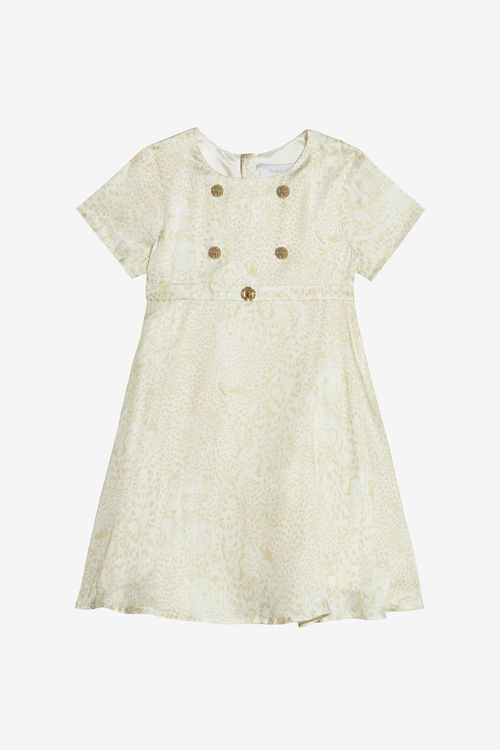 Dress With Cheetahs And Cheetah Skin - Female Girls (4