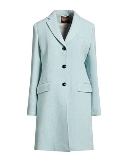 Woman Coat Sky blue Size 10 Wool, Polyester, Polyamide