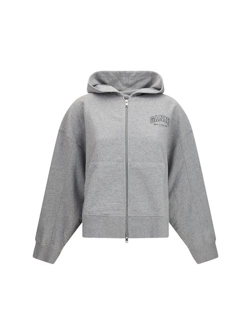 Organic Cotton Zip-Up Hoodie — Gray