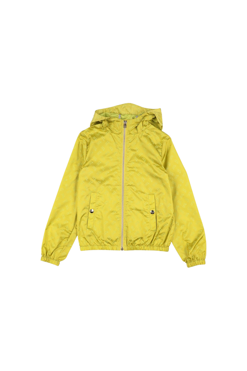 Water-Resistant Nylon Jacket — Yellow