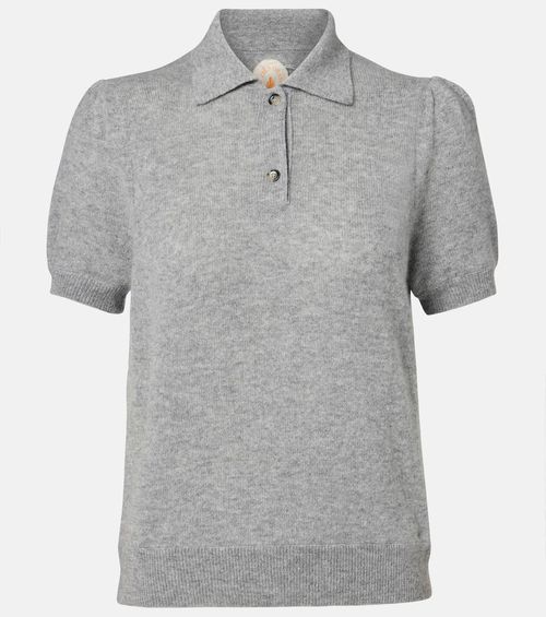 Cashmere polo sweater