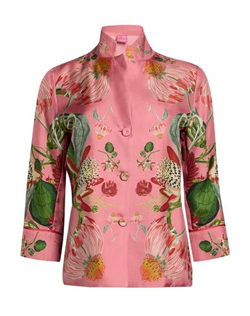 Woman Shirt Antique rose Size L Silk