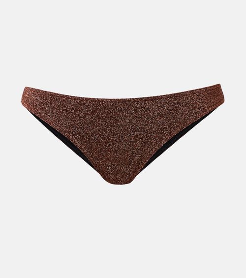 Eres Etincelant lurex bandeau bikini bottoms