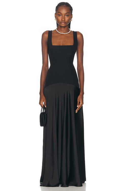 L'Academie Sidney Gown in Black
