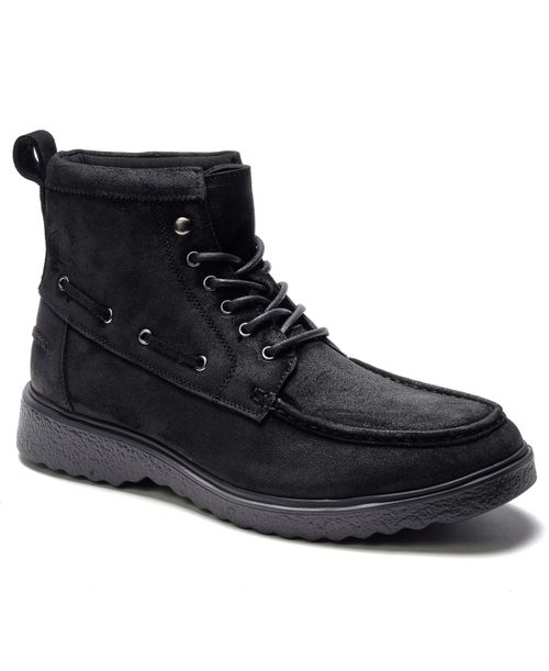 Men's Tundra Moc-Toe Boots - Black
