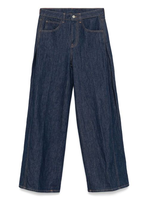 High-waisted jeans - Blue
