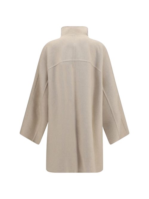 Double-Face Cashmere Coat — Beige