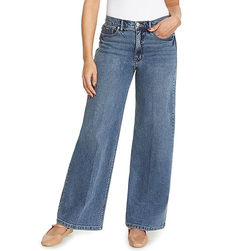 Wide Leg Jean Medium Wash22W:-