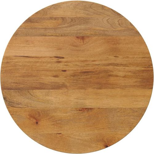 Table Top √ò 80x2.5 cm Round Solid Wood Mango