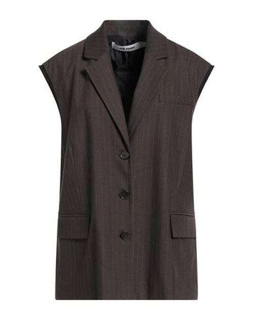 Woman Blazer Brown Size M Recycled polyester, Viscose, Elastane