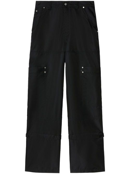 Arrows-motif carpenter trousers - Black
