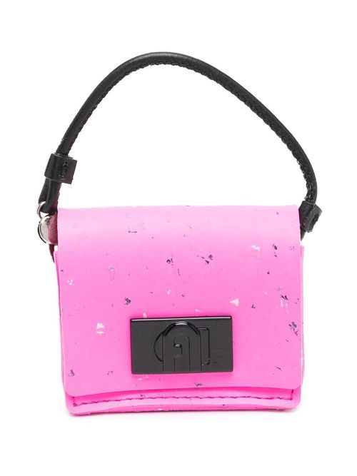 Logo-patch phone pouch - Pink