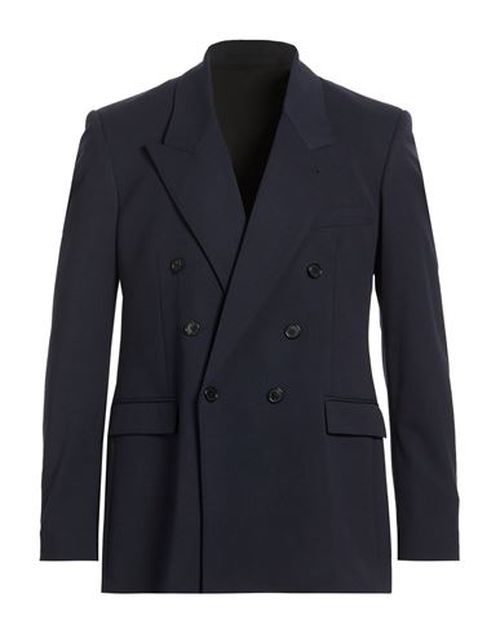 Man Blazer Midnight blue Size 36 Polyester, Virgin Wool, Elastane