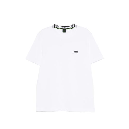 Logo-embroidered T-shirt