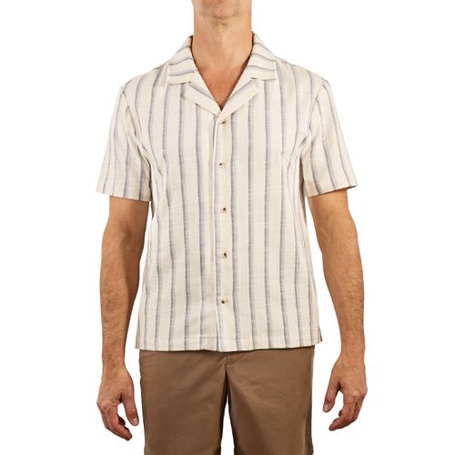 Camp Collar Shirt White L:- White