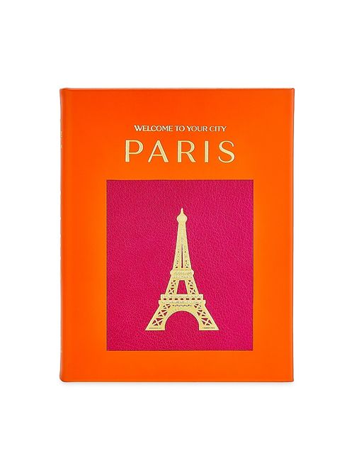 Trope Paris Leather Bound Book - Orange