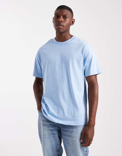 Loose fit t-shirt in pearl blue