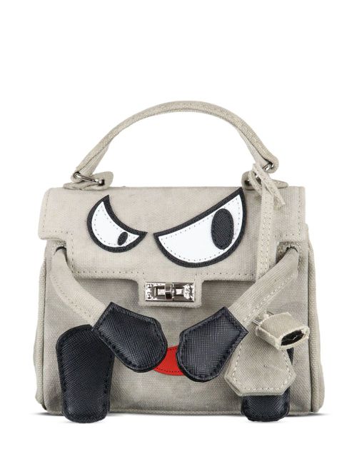Monster tote bag - White