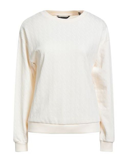 Woman Sweatshirt Ivory Size M Cotton, Polyester