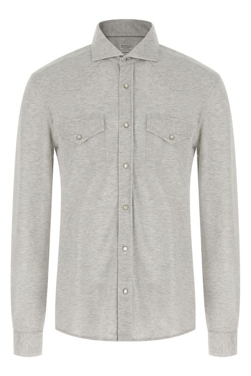 Piqué Cotton Shirt