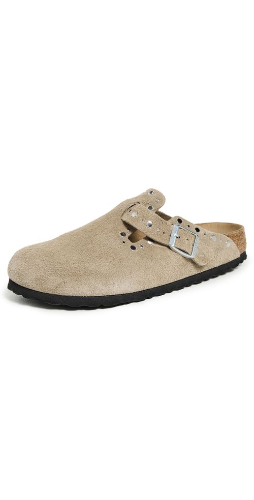 Boston Rivets Clogs Taupe
