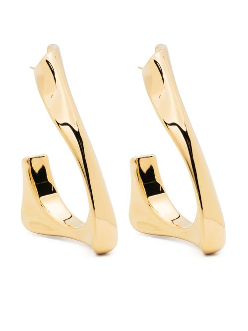 Hepworth sculpted earrings - Gold