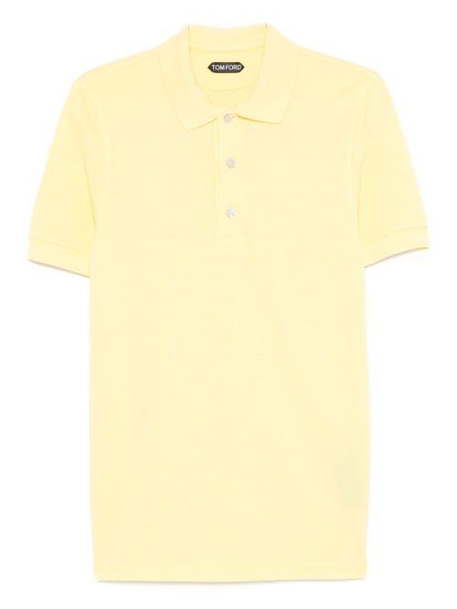Cotton blend polo shirt