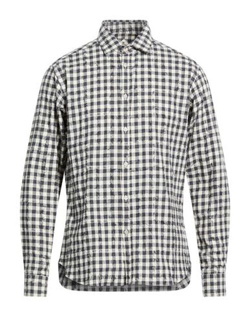 Man Shirt Grey Size 17 Cotton