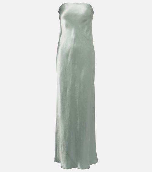 Satin maxi dress