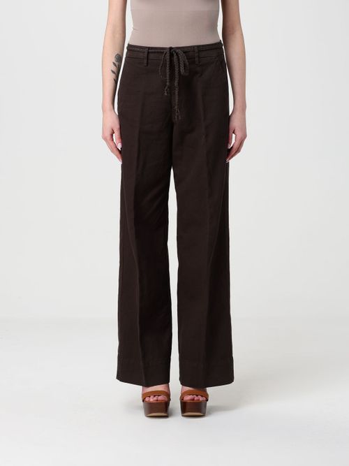 Pants Woman color Brown