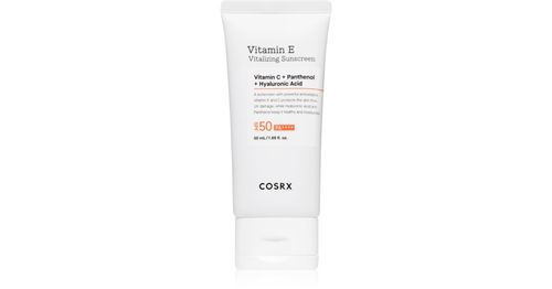 Cosrx Vitamin E Vitalizing Sunscreen crema abbronzante viso contro i segni di invecchiamento SPF