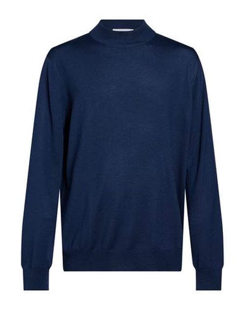 Man Turtleneck Navy Size 46 Virgin Wool