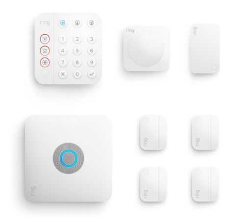 8 Piece White Alarm Pro Security Kit