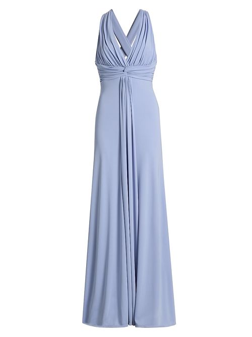Women's Gertie Pleated A-Line Gown - Twilight Mist