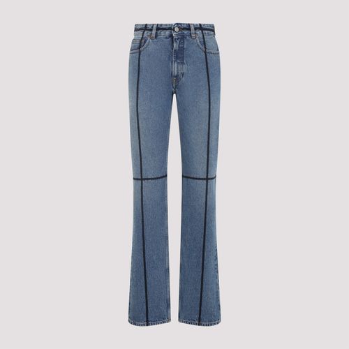 Contrast-stitch Jeans