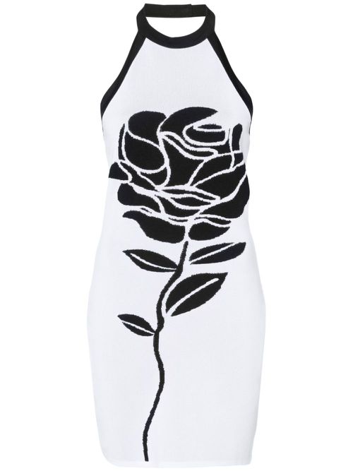 Rose mini dress - Black
