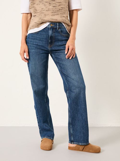 FatFace Filby Blue Denim Relaxed Straight Jeans